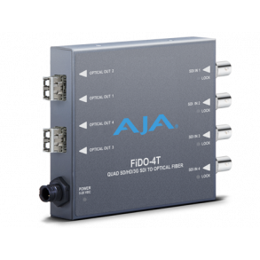 AJA FiDO-4T - Quad-channel 3G-SDI to Fiber transceiver