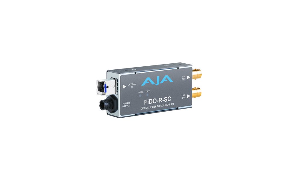 AJA FiDO-R - Fiber to 3G-SDI receiver
