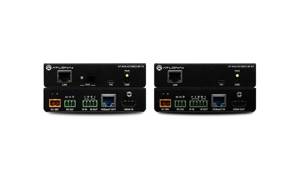 Atlona Avance 4K/UHD HDMI Extender Kit with Bidirectional Remote Power (up to 100 meter)