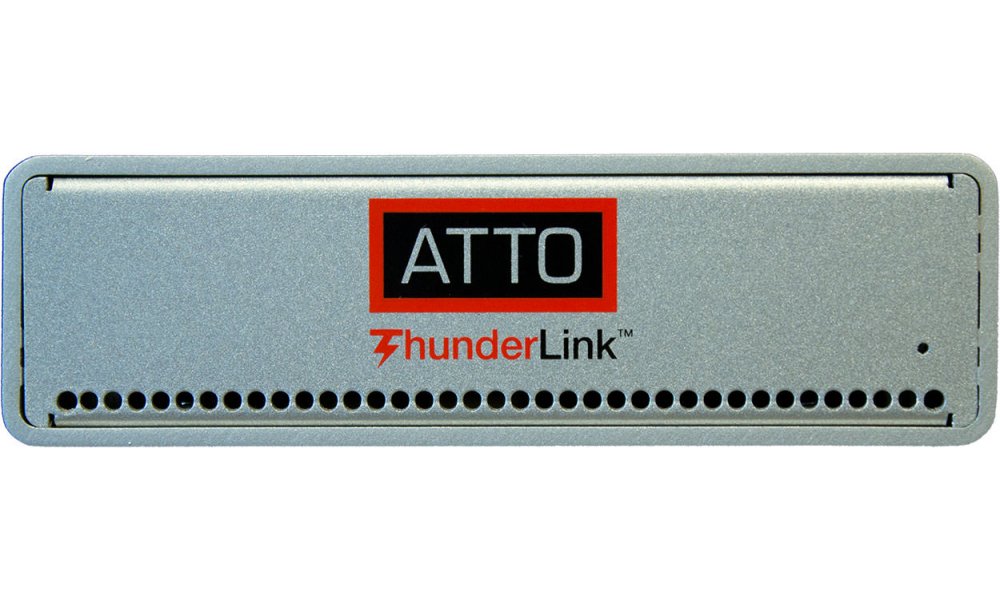 ATTO ThunderLink 2x 20Gb Thunderbolt 2 to 2x 16Gb Fibre Channel inc. Optical SFP+ LC