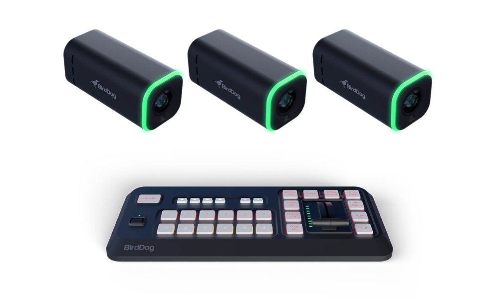 BirdDog MAKI Live 3-Camera Bundle with Control Surface