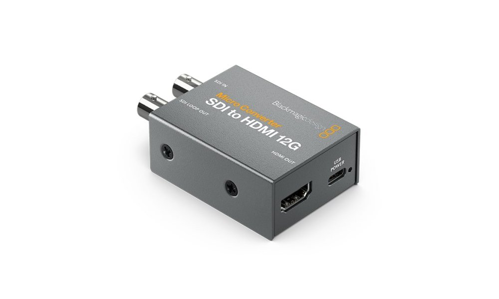 Blackmagic Micro Converter SDI to HDMI 12G PSU