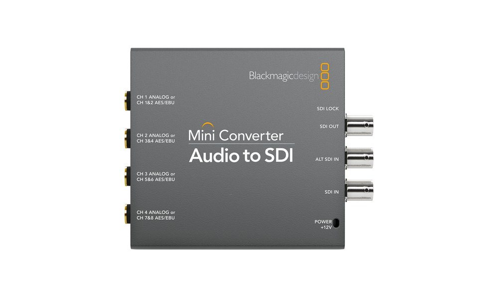 Blackmagic Mini Converter - Audio to SDI 2