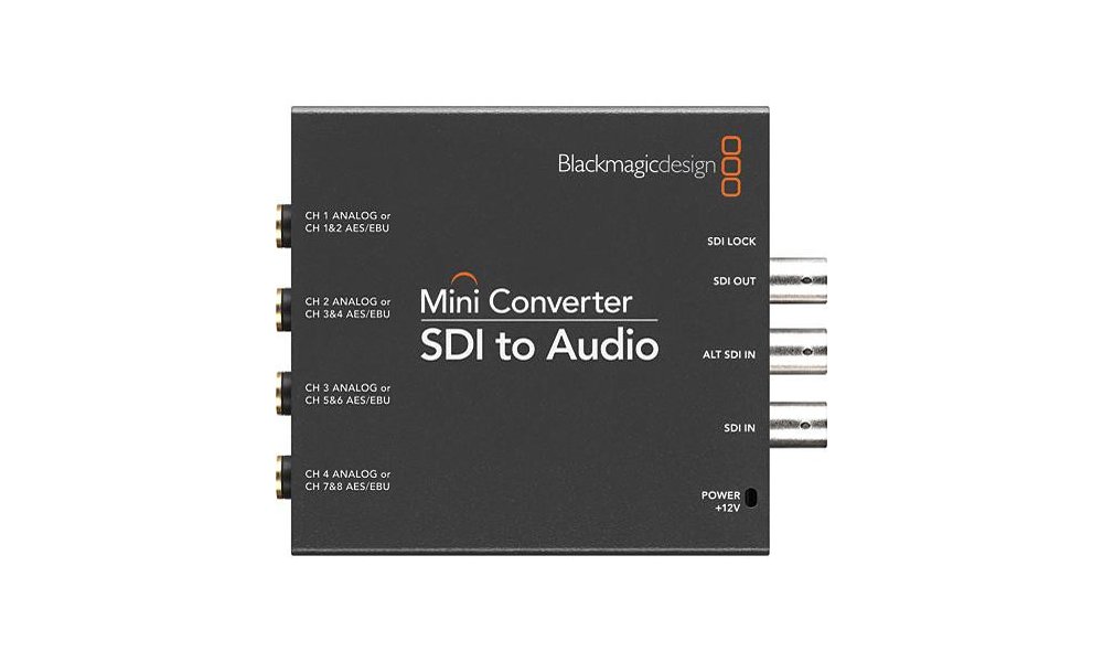Blackmagic Mini Converter - SDI to Audio