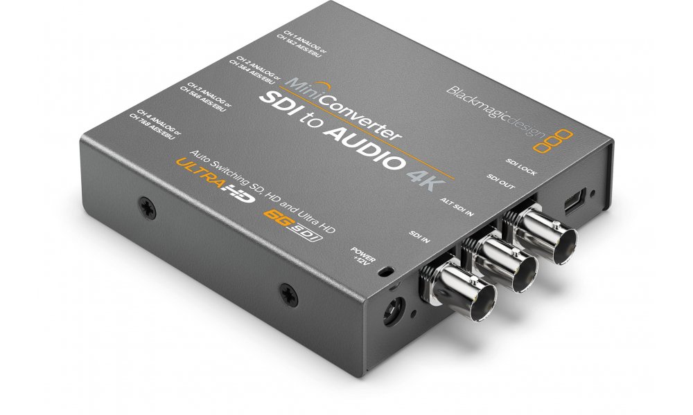 Blackmagic Mini Converter - SDI to Audio 4K