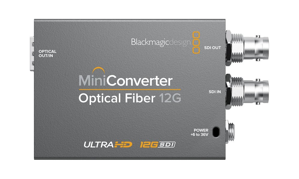 Blackmagic Mini Converter - Optical Fiber 12G