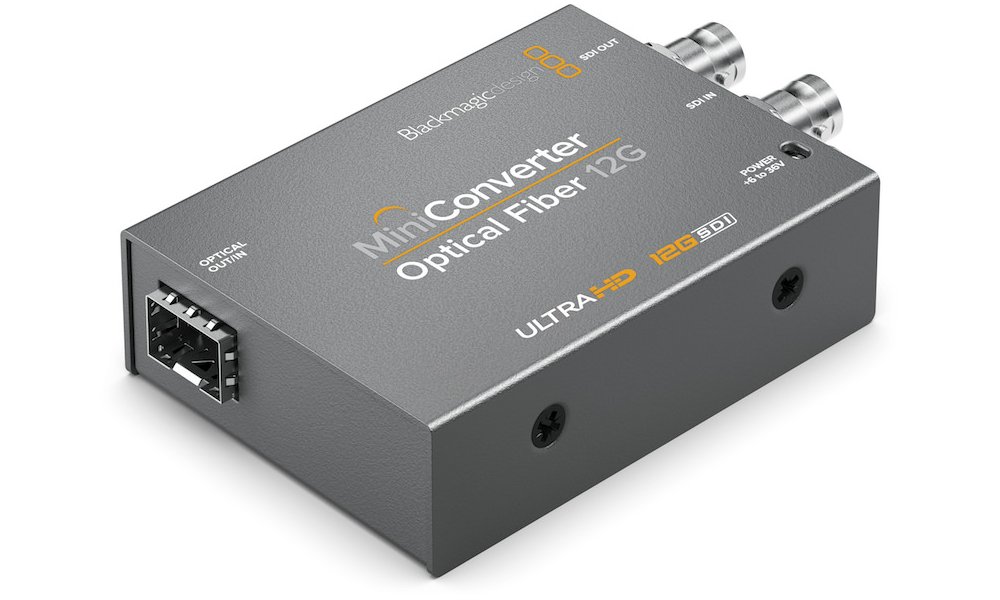 Blackmagic Mini Converter - Optical Fiber 12G