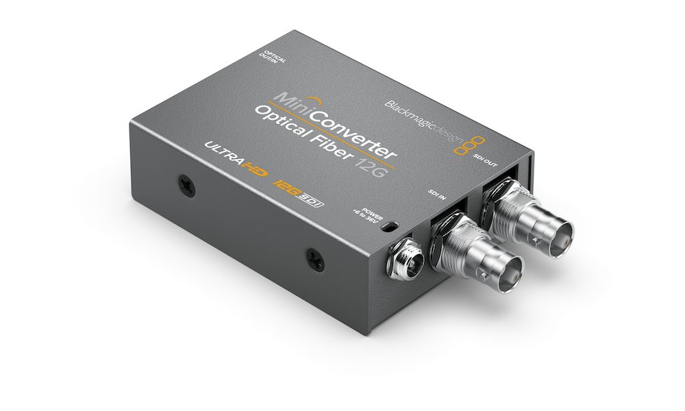 Blackmagic Mini Converter - Optical Fiber 12G