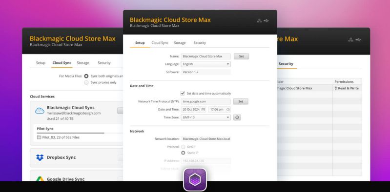 Cloud Store Max software view