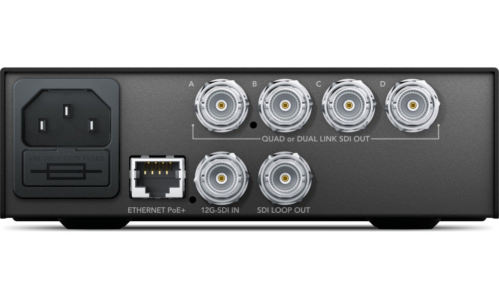 Blackmagic Teranex Mini - 12G-SDI to Quad SDI