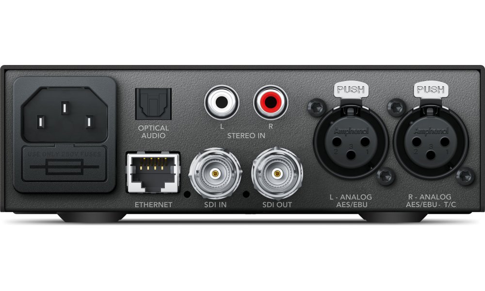 Blackmagic Teranex Mini - Audio to SDI 12G