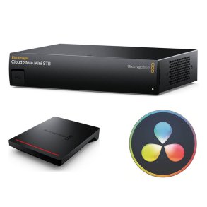 Blackmagic Cloud Collaboration bundle med Cloud Store Mini 8TB, Cloud Pod og DaVinci Resolve Studio