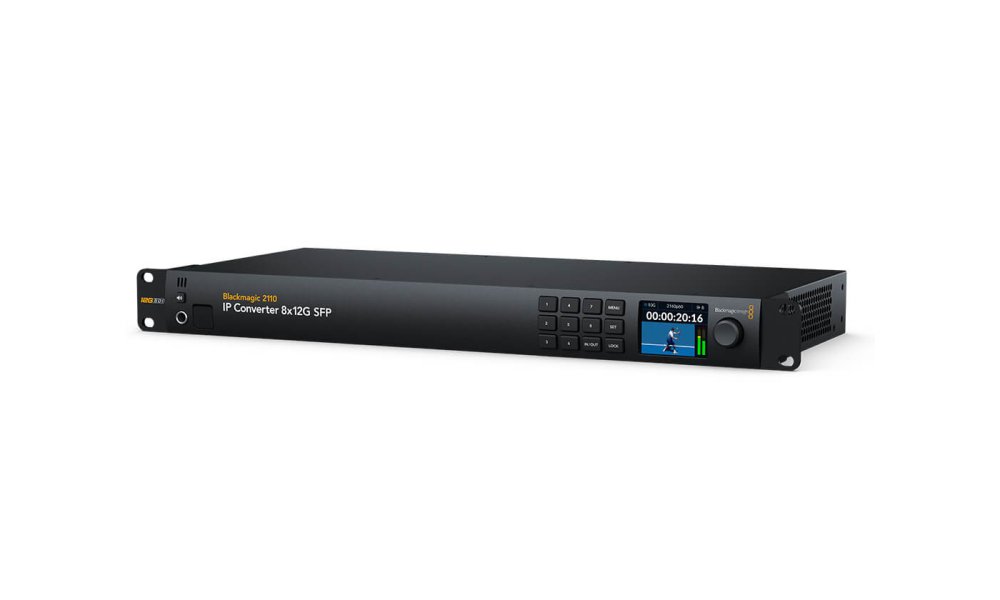 Blackmagic 2110 IP Converter 8x12G SFP