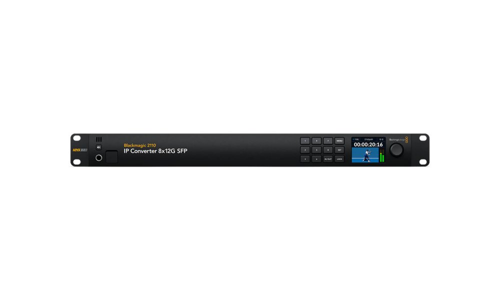Blackmagic 2110 IP Converter 8x12G SFP
