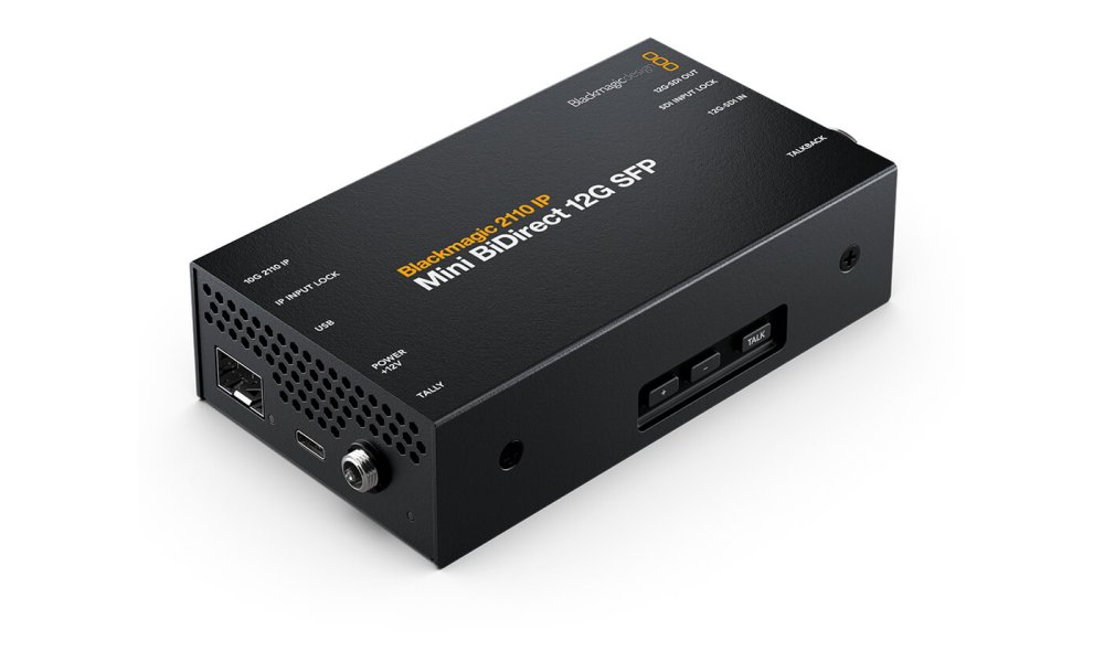 Blackmagic 2110 IP Mini BiDirect 12G SFP