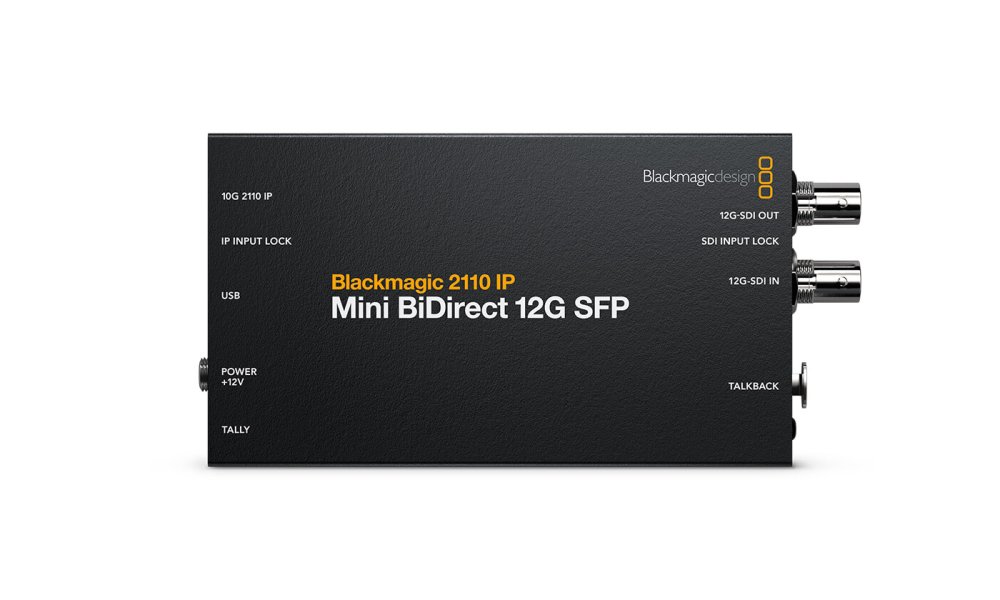 Blackmagic 2110 IP Mini BiDirect 12G SFP