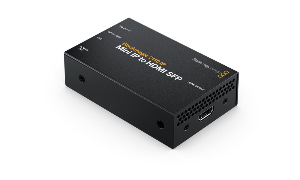 Blackmagic 2110 IP Mini IP to HDMI SFP