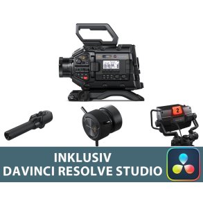 Blackmagic URSA Broadcast G2 SDI Studio bundle med viewfinder, focus demand og zoom demand – inklusiv DaVinci Resolve Studio