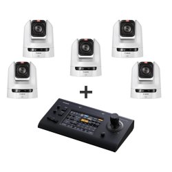 Canon CR-N100 PTZ (5-pak) + RC-IP100 Controller Bundle