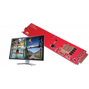 Decimator MC-DMON-QUAD: openGear 4 Channel Multi-viewer with SDI outputs for 3G/HD/SD