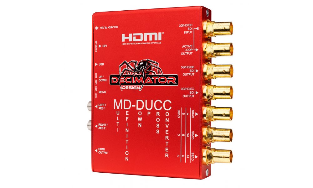 Decimator MD-DUCC Multi-Definition UpDownCross Converter