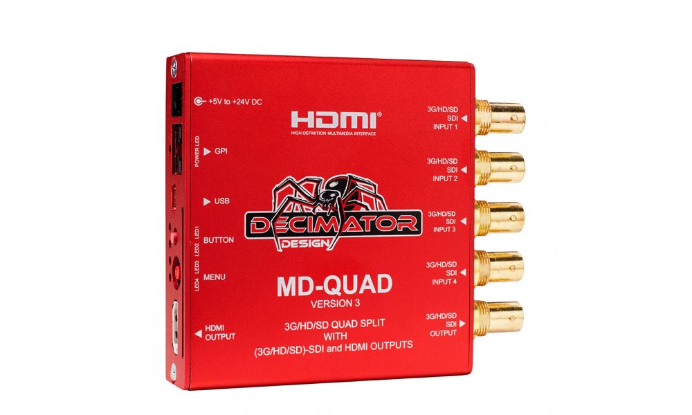 Decimator MD-QUAD 3GSDI Quad Split Multi-Viewer