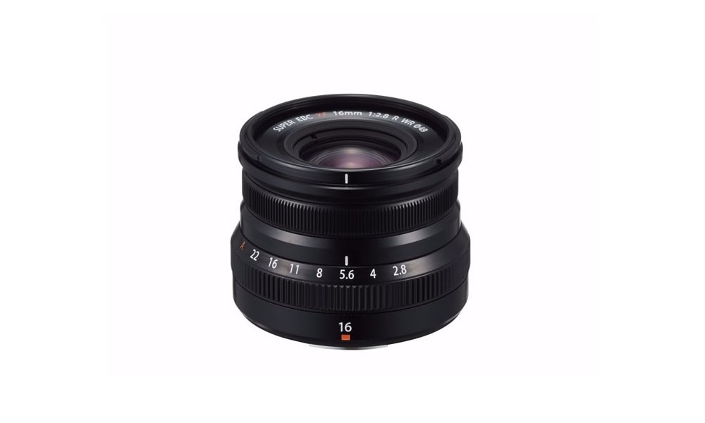 Fujifilm XF 16mm f/2,8 R WR (sort)