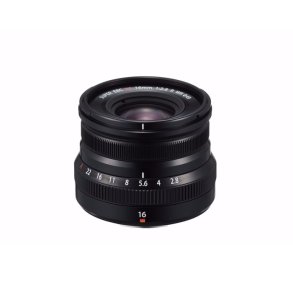 Fujifilm XF 16mm f/2,8 R WR (sort)