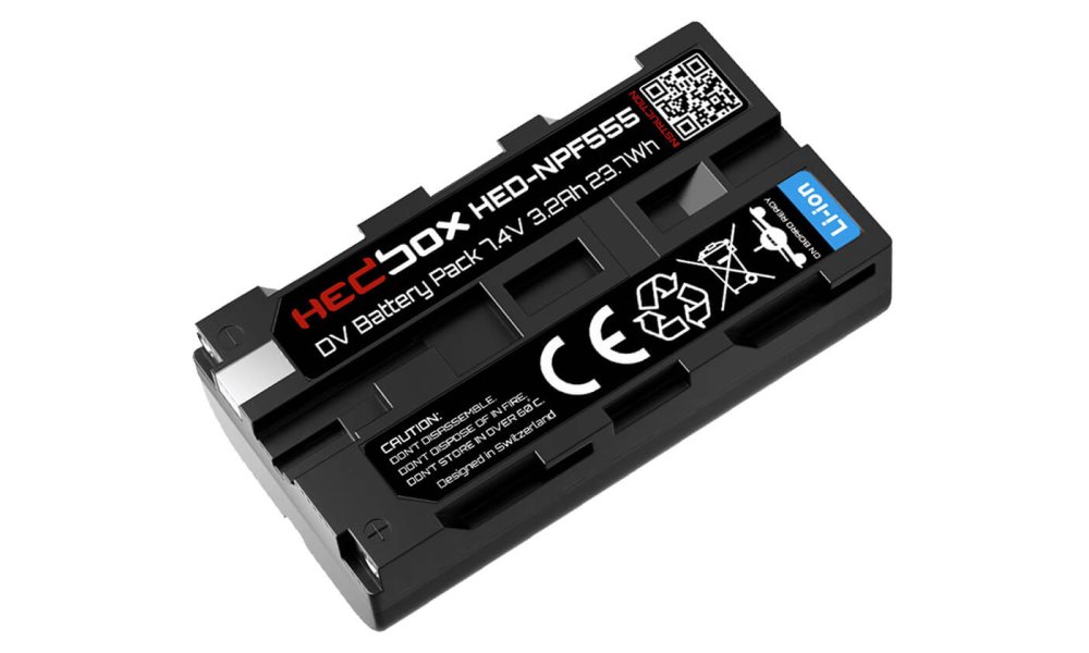 Hedbox HED-NPF555 Battery Pack for Sony NP-F (3600 mAh)
