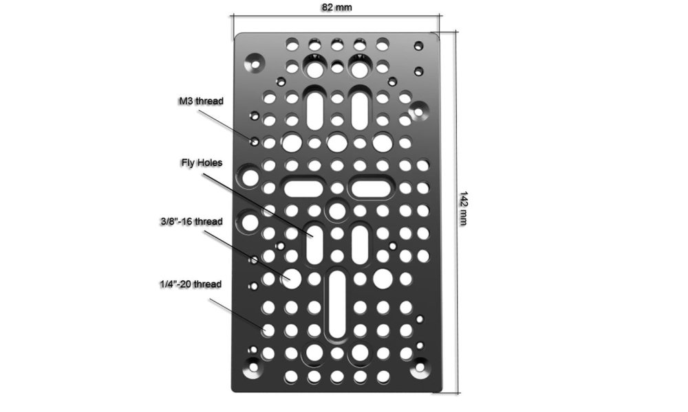 Hedbox HOLD II System 15mm Rod Mounting Battery Plate
