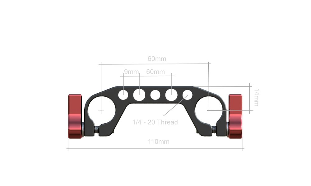 Hedbox HOLD II System 15mm Rod Mounting Battery Plate
