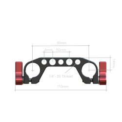 Hedbox HOLD II System 15mm Rod Mounting Battery Plate