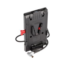 Hedbox UNIX-0BL V-Mount Battery Plate with angled 2-Pin FGG.0B.302 cable