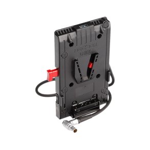 Hedbox UNIX-0BL V-Mount Battery Plate with angled 2-Pin FGG.0B.302 cable