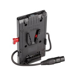 Hedbox UNIX-4X V-Mount Adapter Power Plate with 4-Pin XLR Cable