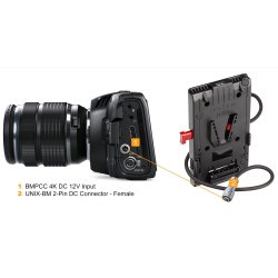 Hedbox UNIX-BM V-Mount Battery Plate for BMPCC 4K/6K