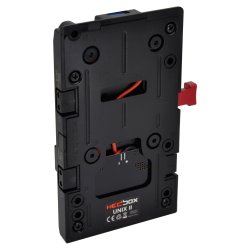 Hedbox UNIX-0B V-Mount Battery Plate with 2-Pin FGG.0B.302 cable