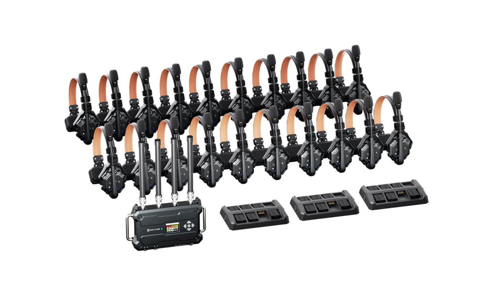 Hollyland Solidcom C1 Pro w/Roaming Hub - Wireless Intercom System (vlg antal af headsets)