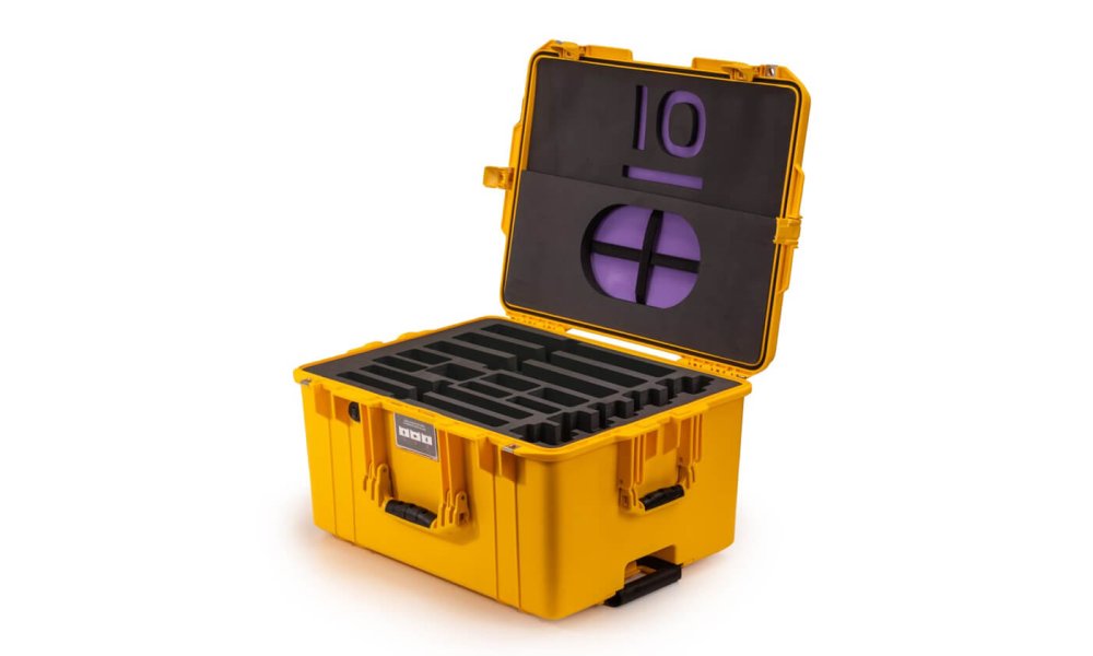 Iodyne Workgroup Hard Case for 3x Pro Data, 2x 16" MacBook Pros and Accessories