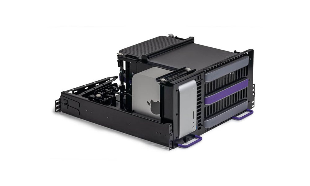 Iodyne 5U Triple Pro Data + Mac Studio Rackmount
