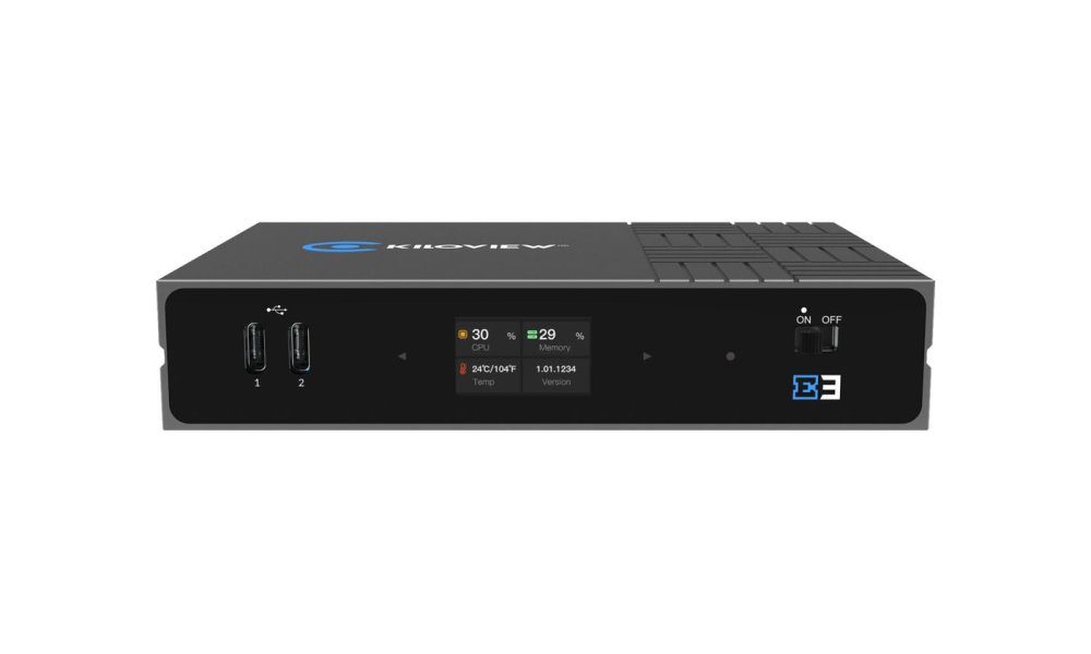 Kiloview E3 Dual-Channel 4K HDMI &amp; 3G-SDI Video Encoder