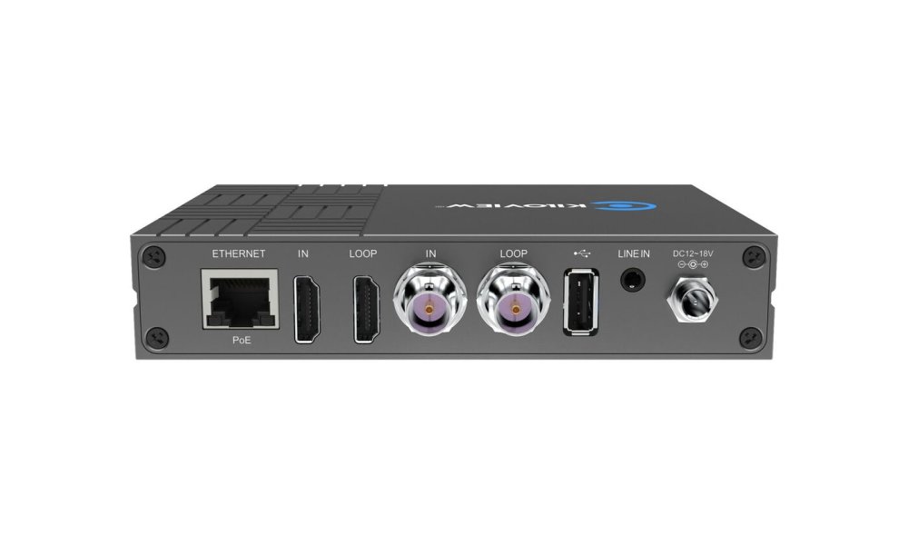 Kiloview E3 Dual-Channel 4K HDMI &amp; 3G-SDI Video Encoder
