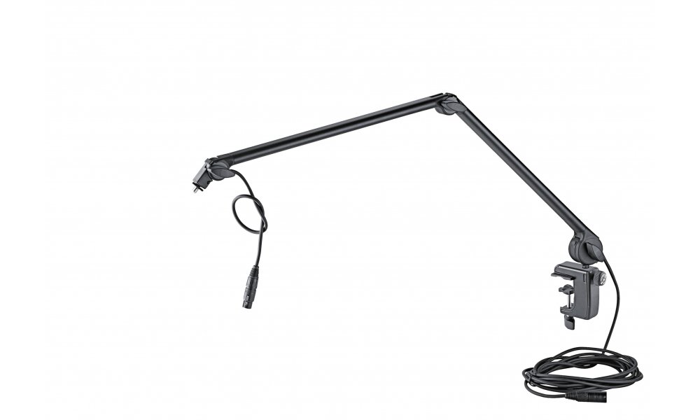K&M Bord Mikrofonarm 23860 (med internt XLR-kabel)