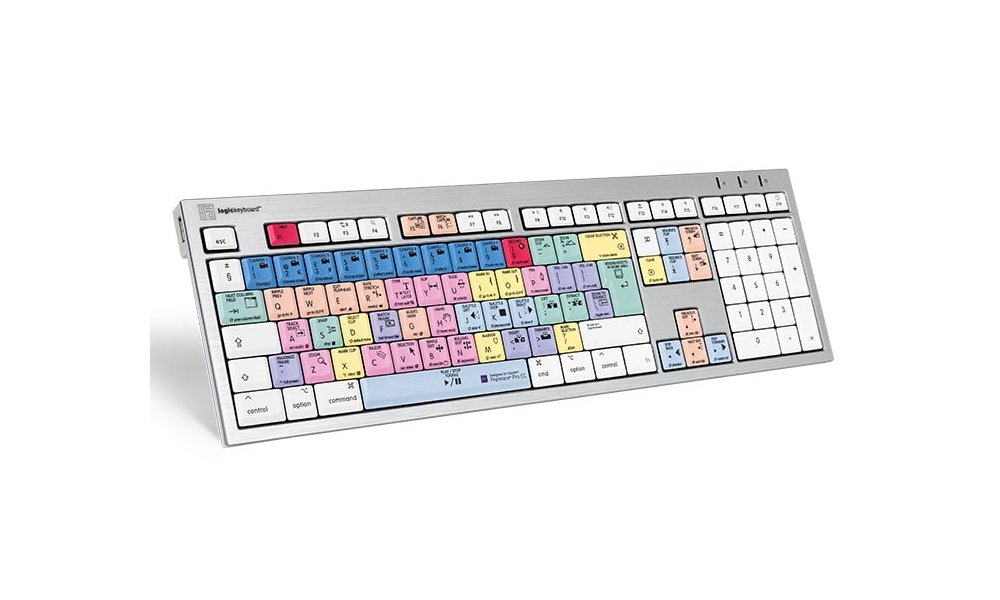 LogicKeyboard for Adobe Premiere Pro CC - ALBA Mac Keyboard (UK)