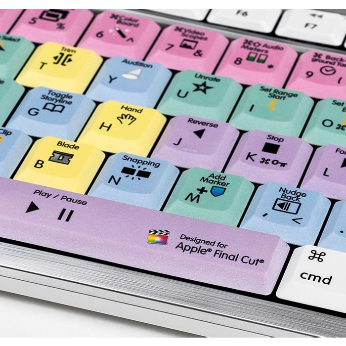 LogicKeyboard for Final Cut Pro X - ALBA Mac Keyboard - & kontrolpaneler - Stjernholm & Co