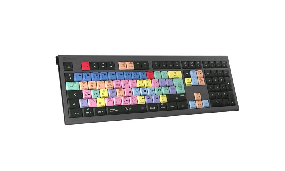 Logickeyboard for Premiere Pro CC - Backlit ASTRA 2 Keyboard (UK)