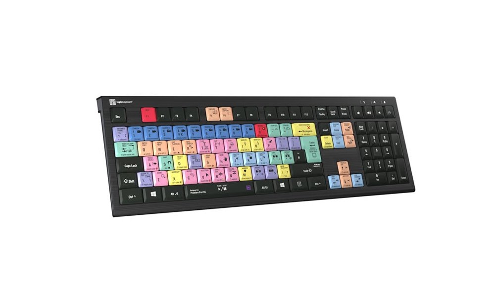 Logickeyboard for Premiere Pro CC - Backlit ASTRA 2 Keyboard (UK)
