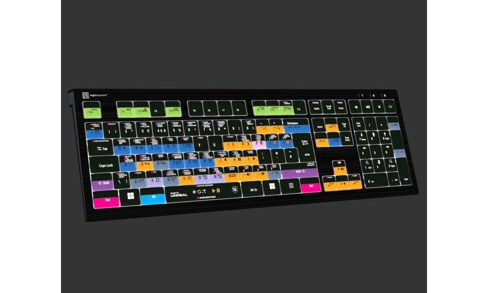 LogicKeyboard for Unreal Engine - Backlit ASTRA 2 Keyboard (UK)