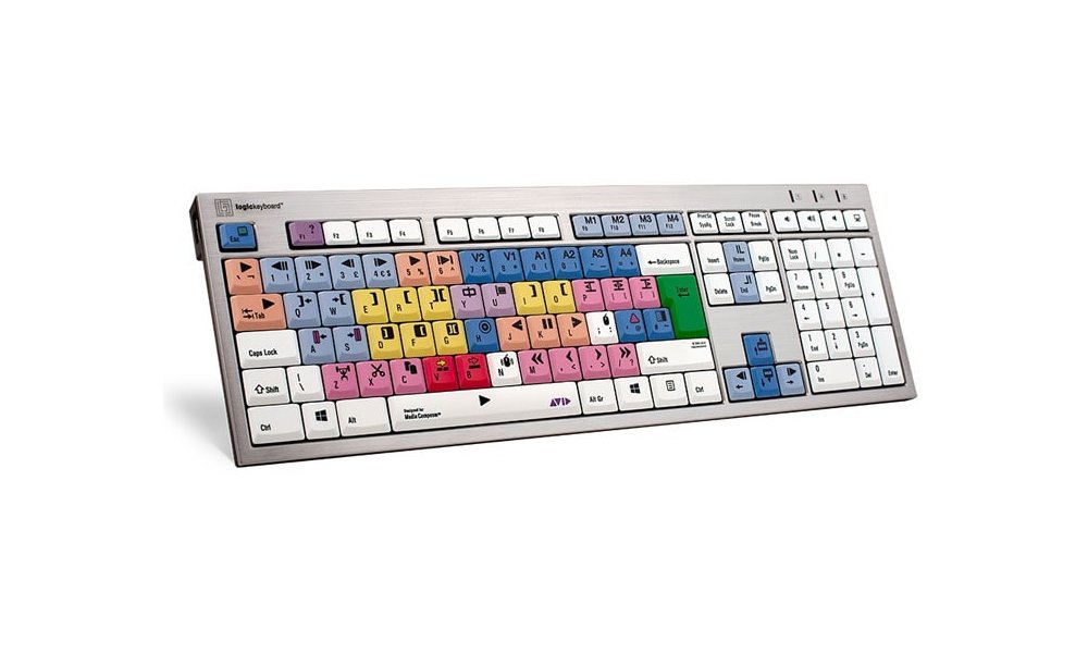 LogicKeyboard for Avid Media Composer - PC Slimline keyboard (UK)
