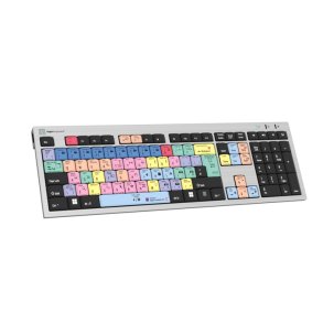 LogicKeyboard for Premiere Pro CC - PC Silver Slim Line Keyboard (UK)